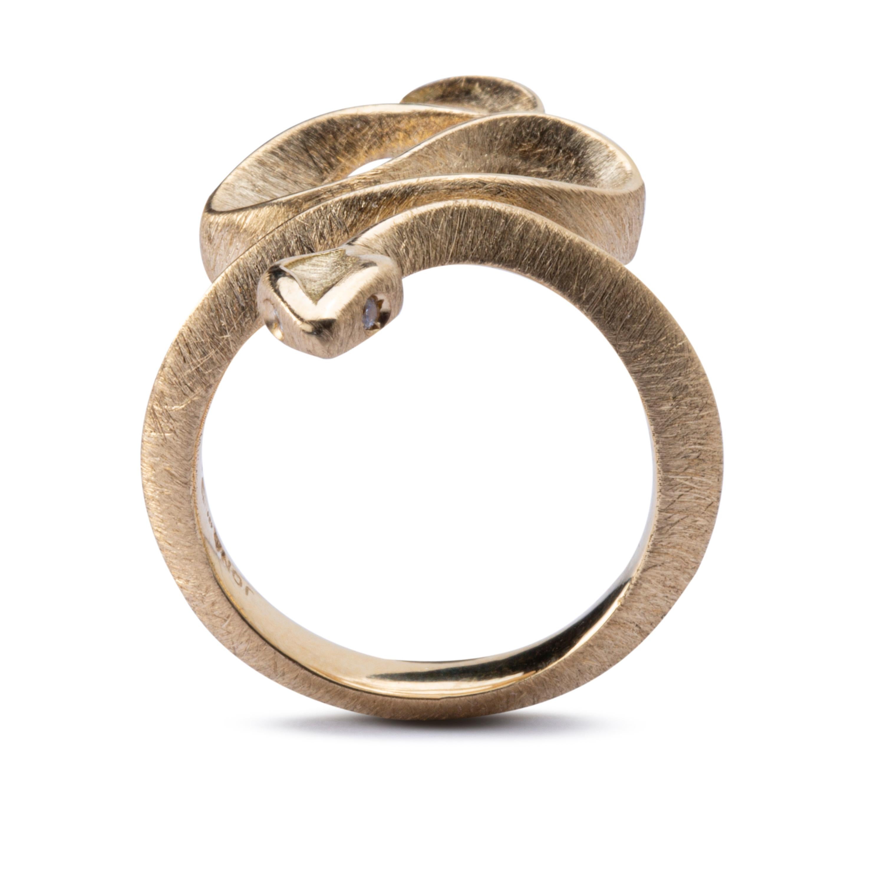 coiled snake ring