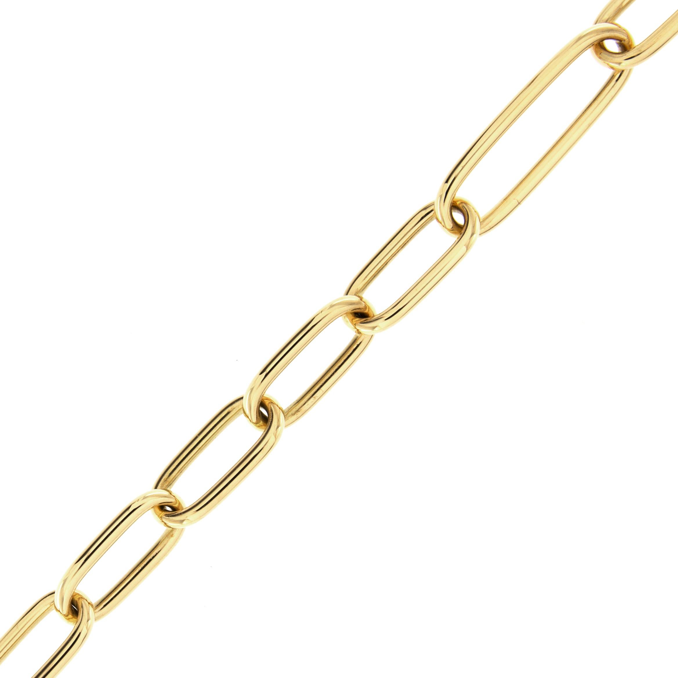 Jona 18 Karat Yellow Gold Link Chain Bracelet 1
