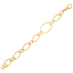 Jona 18 Karat Yellow Gold Link Chain Bracelet