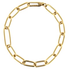 Jona 18 Karat Yellow Gold Link Chain Bracelet
