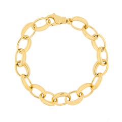 Jona 18 Karat Yellow Gold Link Chain Bracelet