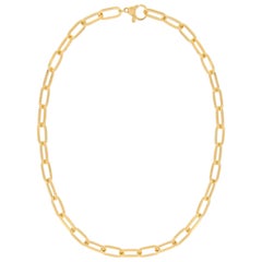 Jona 18 Karat Yellow Gold Link Chain Necklace