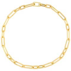 Jona 18 Karat Yellow Gold Link Chain Necklace