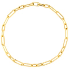 Jona 18 Karat Yellow Gold Link Chain Necklace