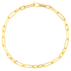 Alex Jona 18 Karat Yellow Gold Link Chain Necklace