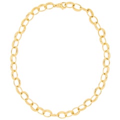 Jona 18 Karat Yellow Gold Link Chain Necklace