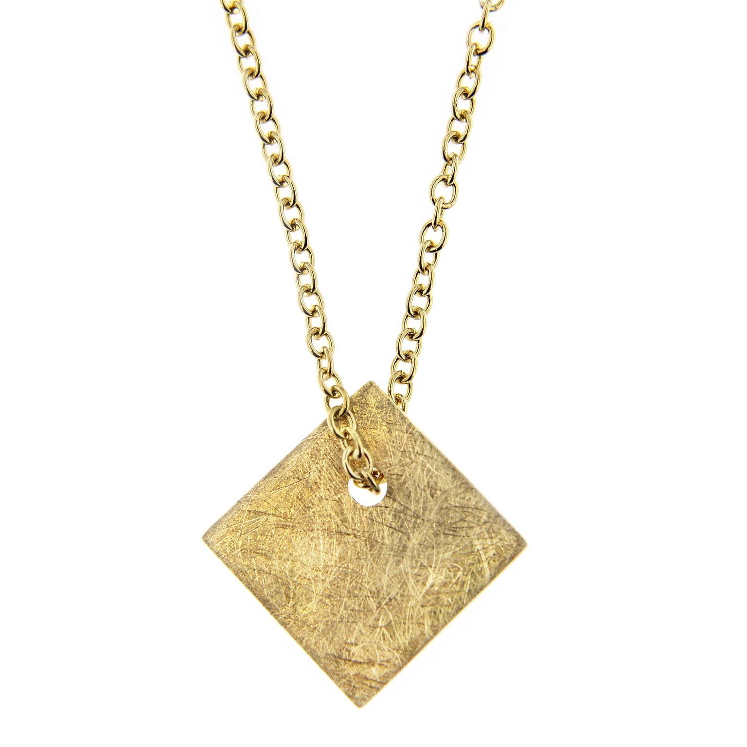 Alex Jona, collier pendentif en or jaune 18 carats Neuf - En vente à Lugano, CH