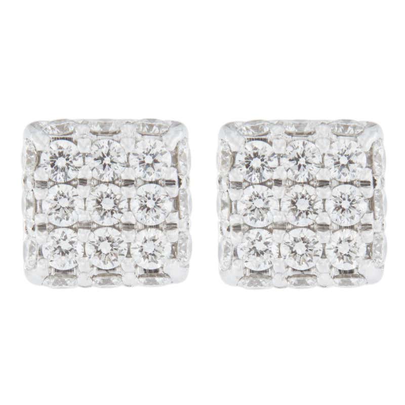 Diamond, Pearl and Antique Stud Earrings - 4,647 For Sale at 1stdibs ...