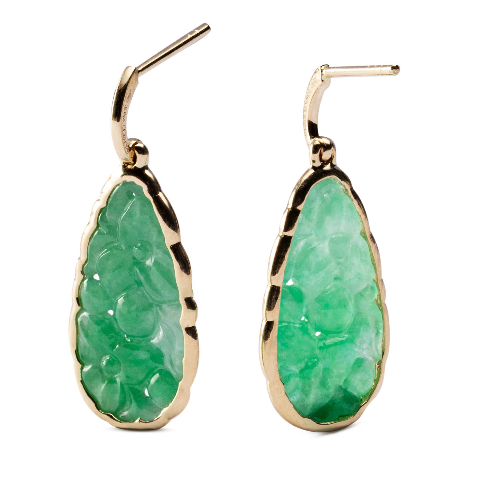 burmese jade earrings