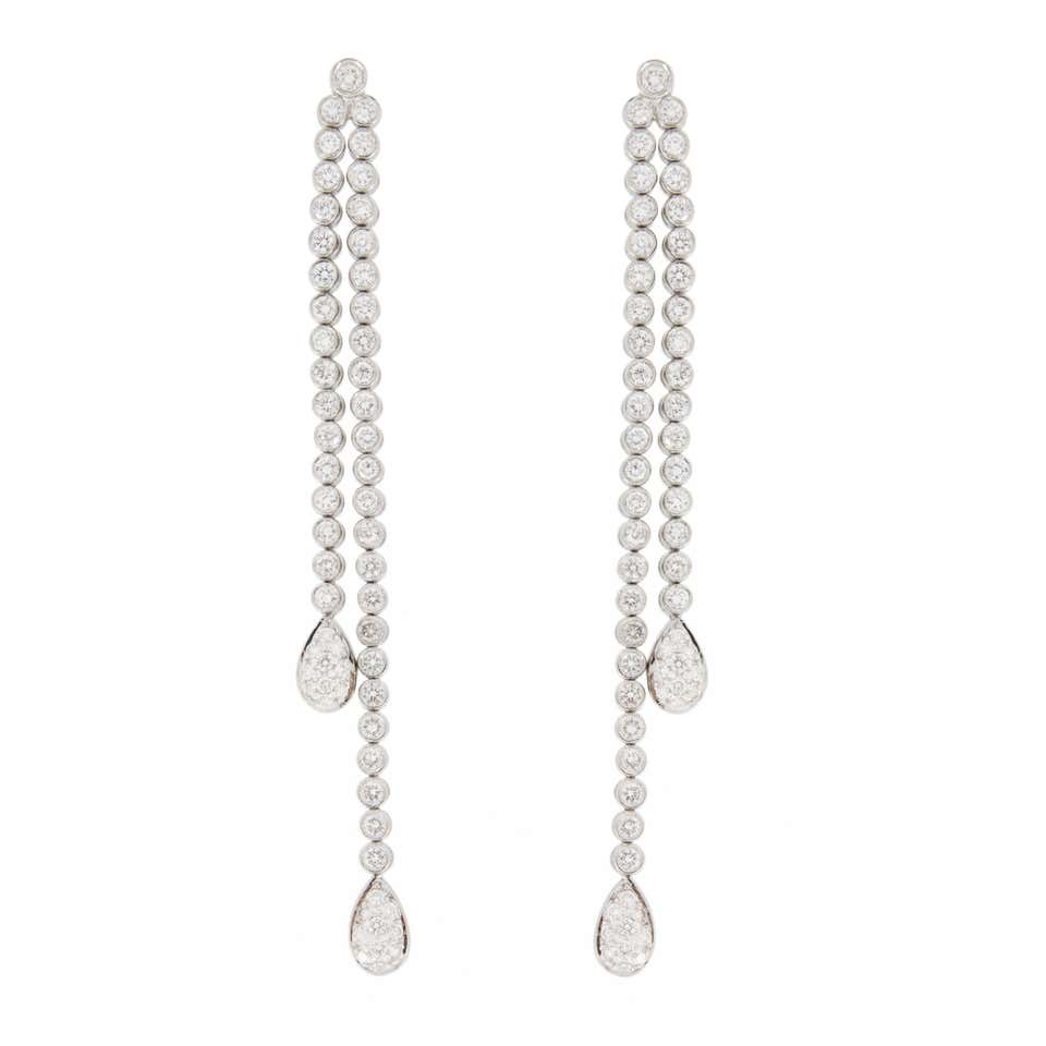 Diamond, Pearl and Antique Dangle Earrings - 6,309 For Sale at 1stdibs ...
