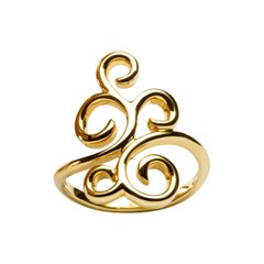 Jona Ghirigori 18 Karat Yellow Gold Ring