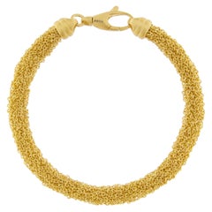 Jona Gold-Plate Sterling Silver Woven Chain Bracelet