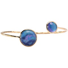 Bracciale in quarzo lapislazzuli in oro 18 carati Alex Jona