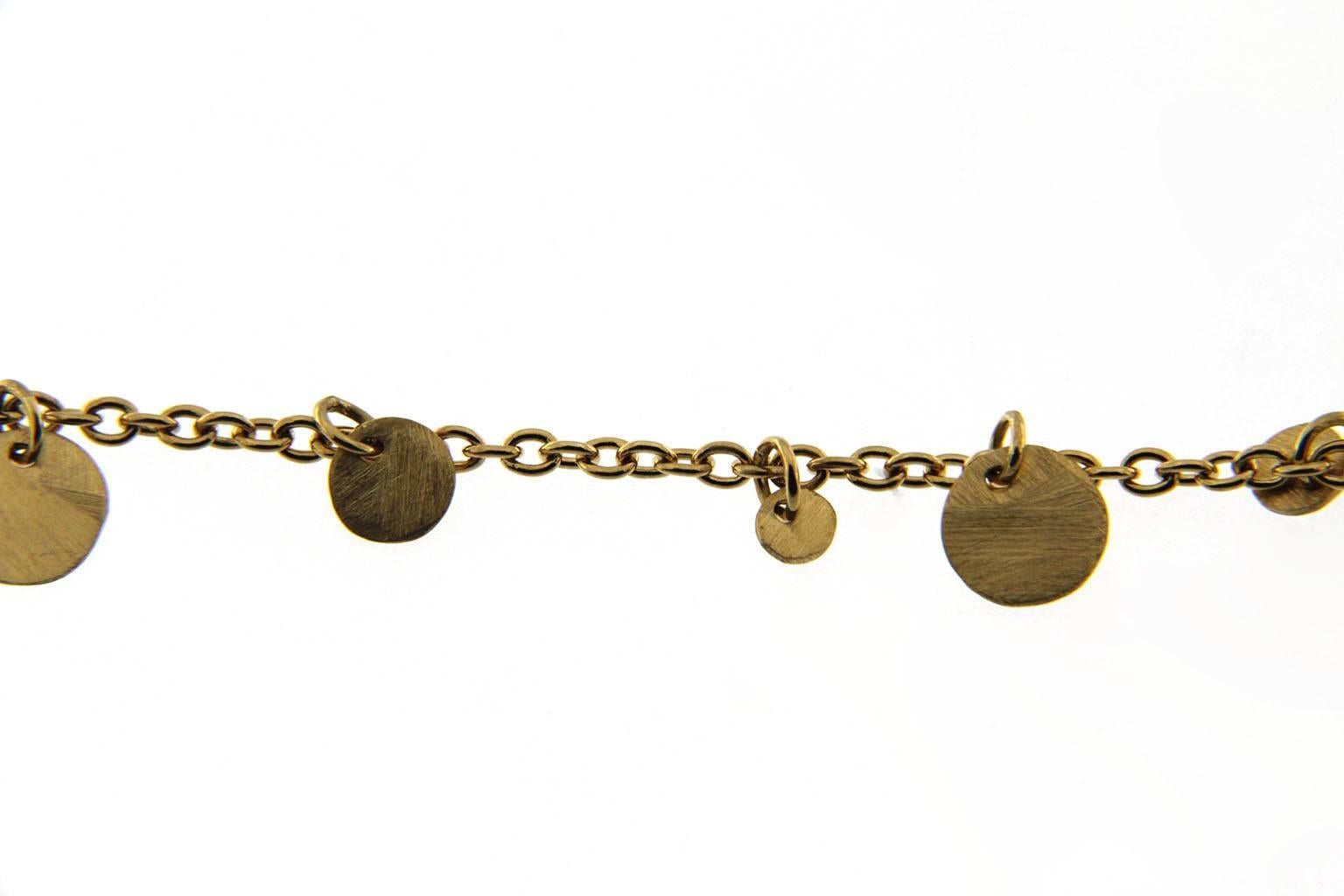 Alex Jona Multi-Coin 18 Karat Yellow Gold Chain Bracelet For Sale 1