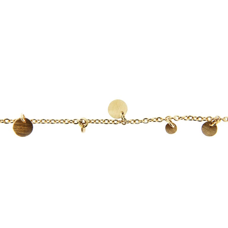Women's Alex Jona Multi Coin 18 Karat Yellow Gold Chain Necklace For Sale