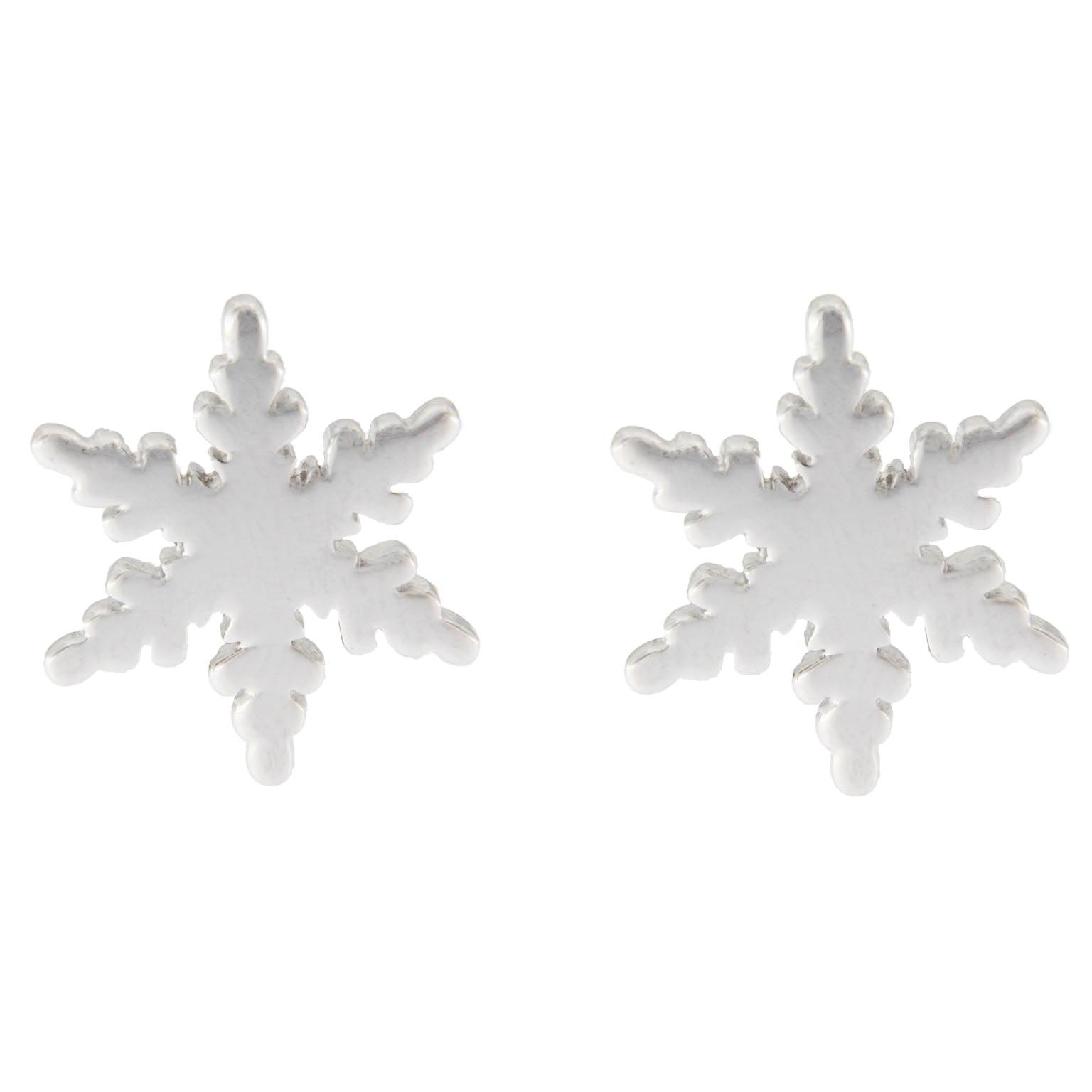 Jona Snowflake Sterling Silver Cufflinks