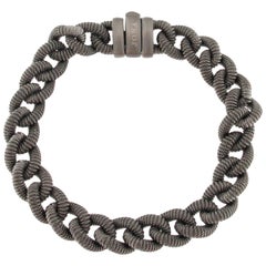 Jona - Bracelet de chaîne à maillons de bordure en argent sterling