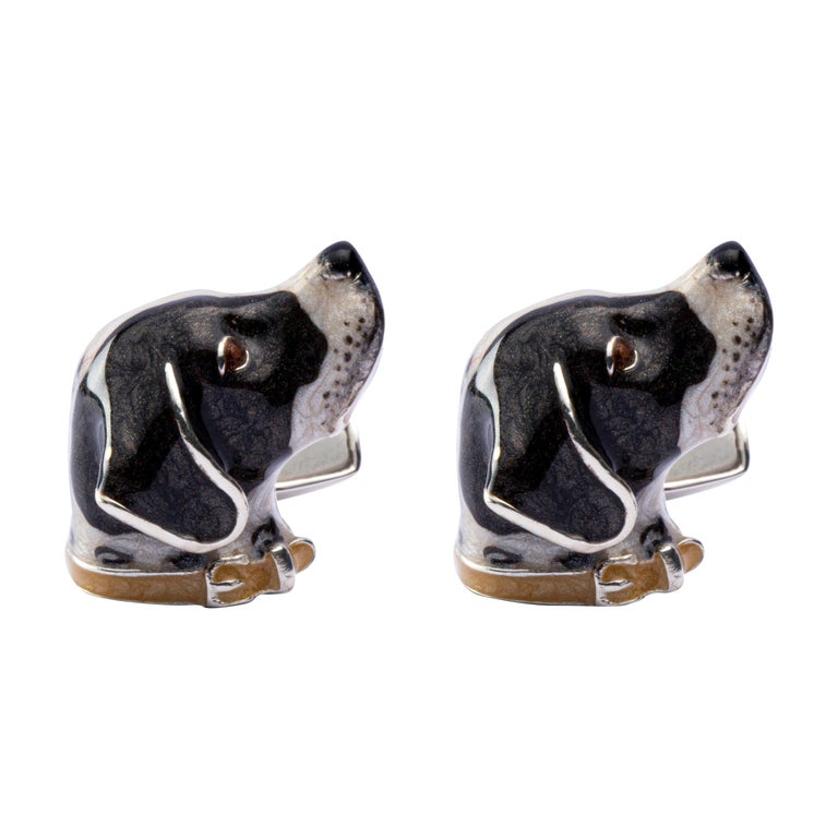 Long Hair Dachshund Cufflinks Jewelry Sterling Silver Handmade Dog Cufflinks LD1-CL Long Hair Dachshund Cufflinks Jewelry Sterling Silver Handmade Dog Cufflinks LD1-CL