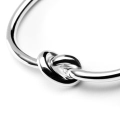 Porte-clés à nœuds Jona en argent sterling