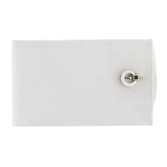 Alex Jona Sterling Silver Onyx Double Ring Folding Cufflinks