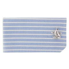 Jona Sterling Silver Sail Boat Cufflinks
