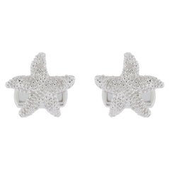 Jona Sterling Silver Starfish Cufflinks