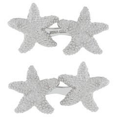 Jona Sterling Silver Starfish Cufflinks