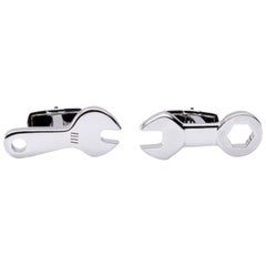 Jona Sterling Silver Wrench Cufflinks
