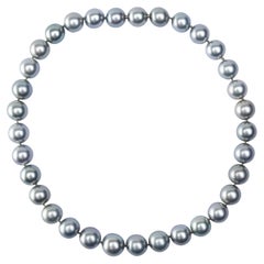 Alex Jona Tahiti Light Grey Pearl Necklace