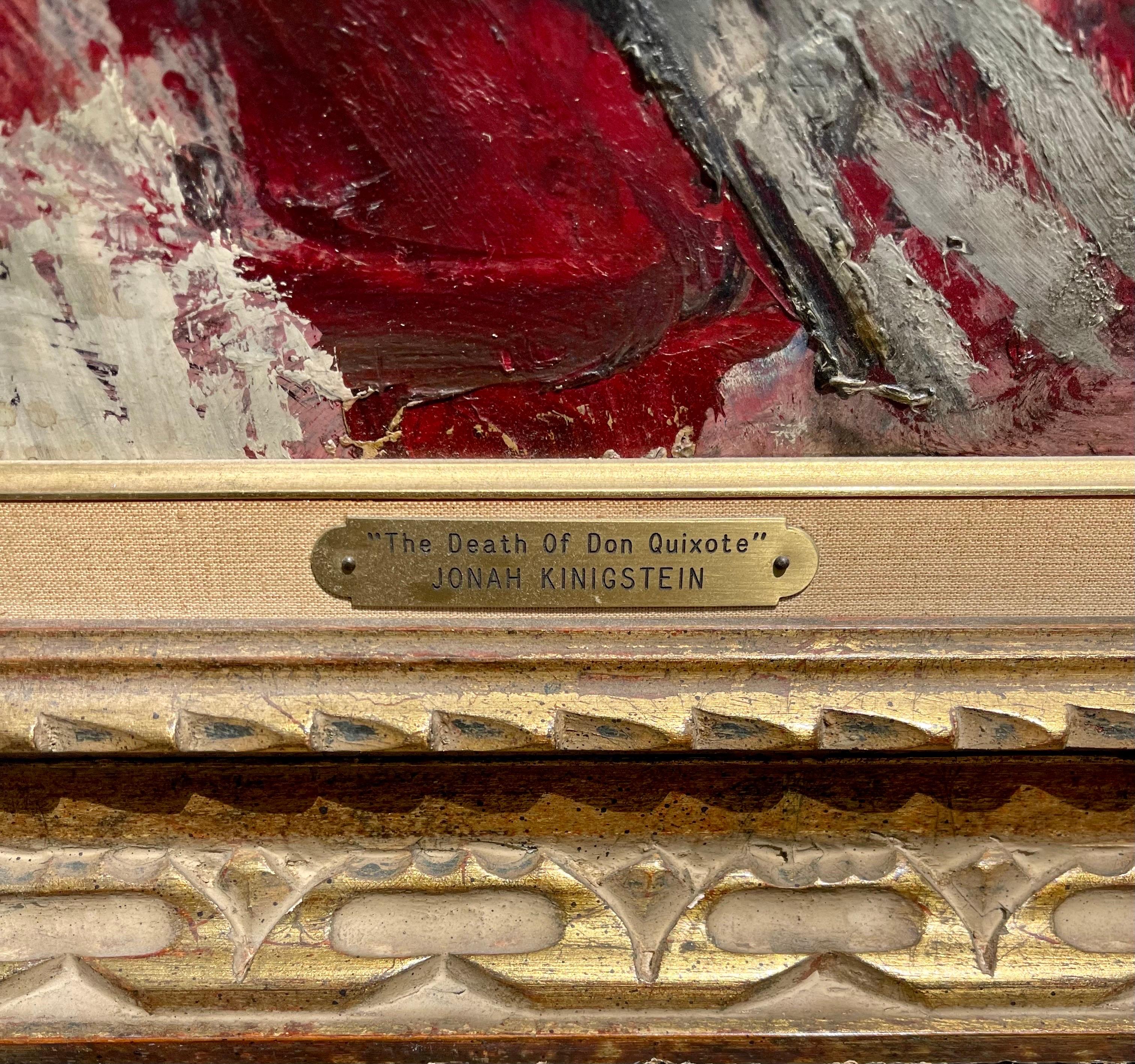 Grande peinture à l'huile expressionniste figurative Redécouverte d'un artiste de la ville de New York en vente 4