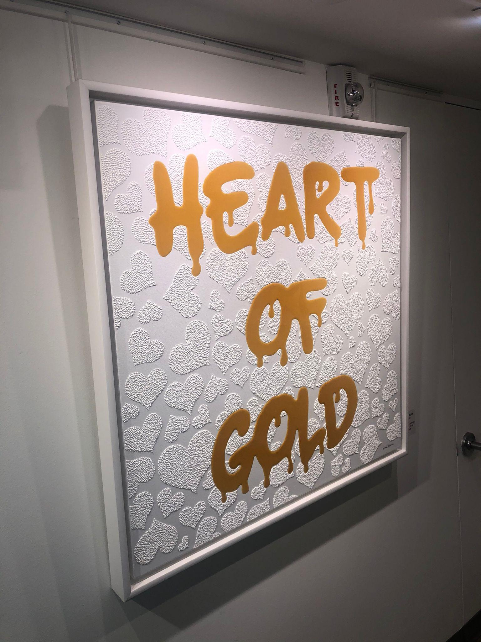 Heart Of Gold (Cœur d'or) - Dotilisme - par Jonah Waterous en vente 4