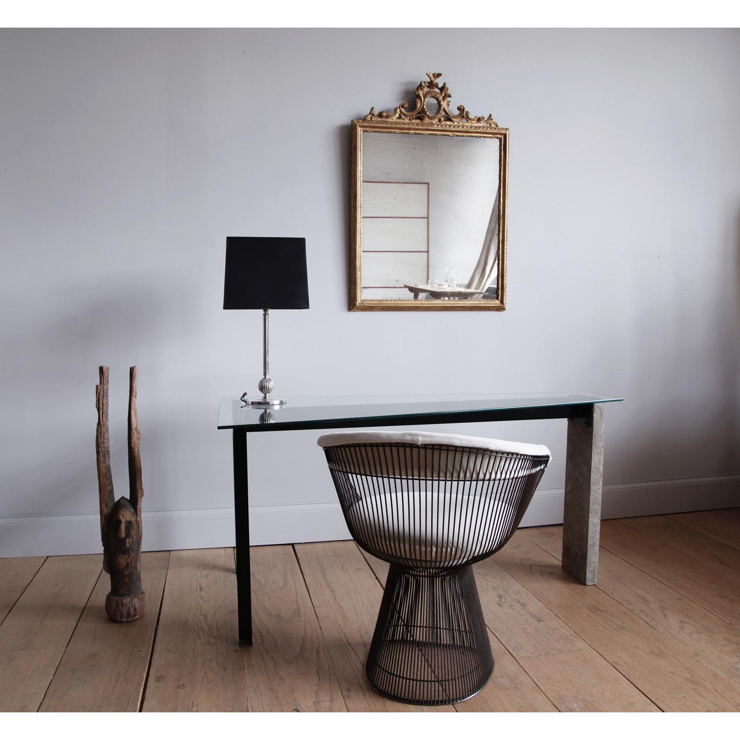 Tavolo in cemento e acciaio di Jonas Bohlin In condizioni buone in vendita a Long Island City, NY