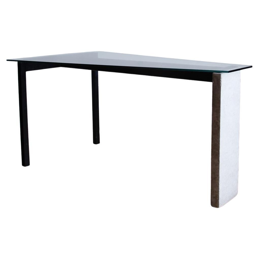 Tavolo in cemento e acciaio di Jonas Bohlin in vendita