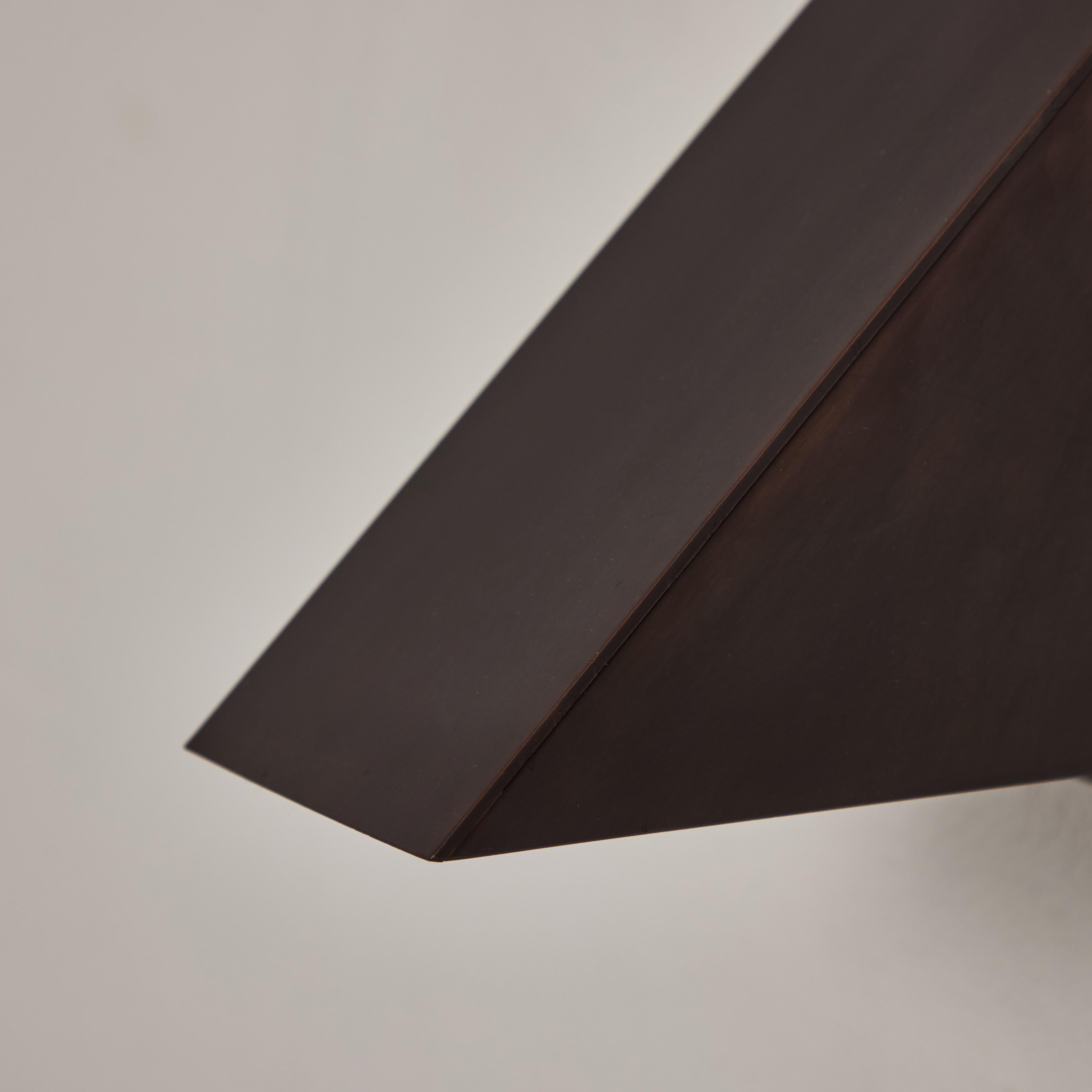 Jonas Bohlin 'Oxid' Dark Brown Patinated Outdoor Wall Light for Örsjö For Sale 5
