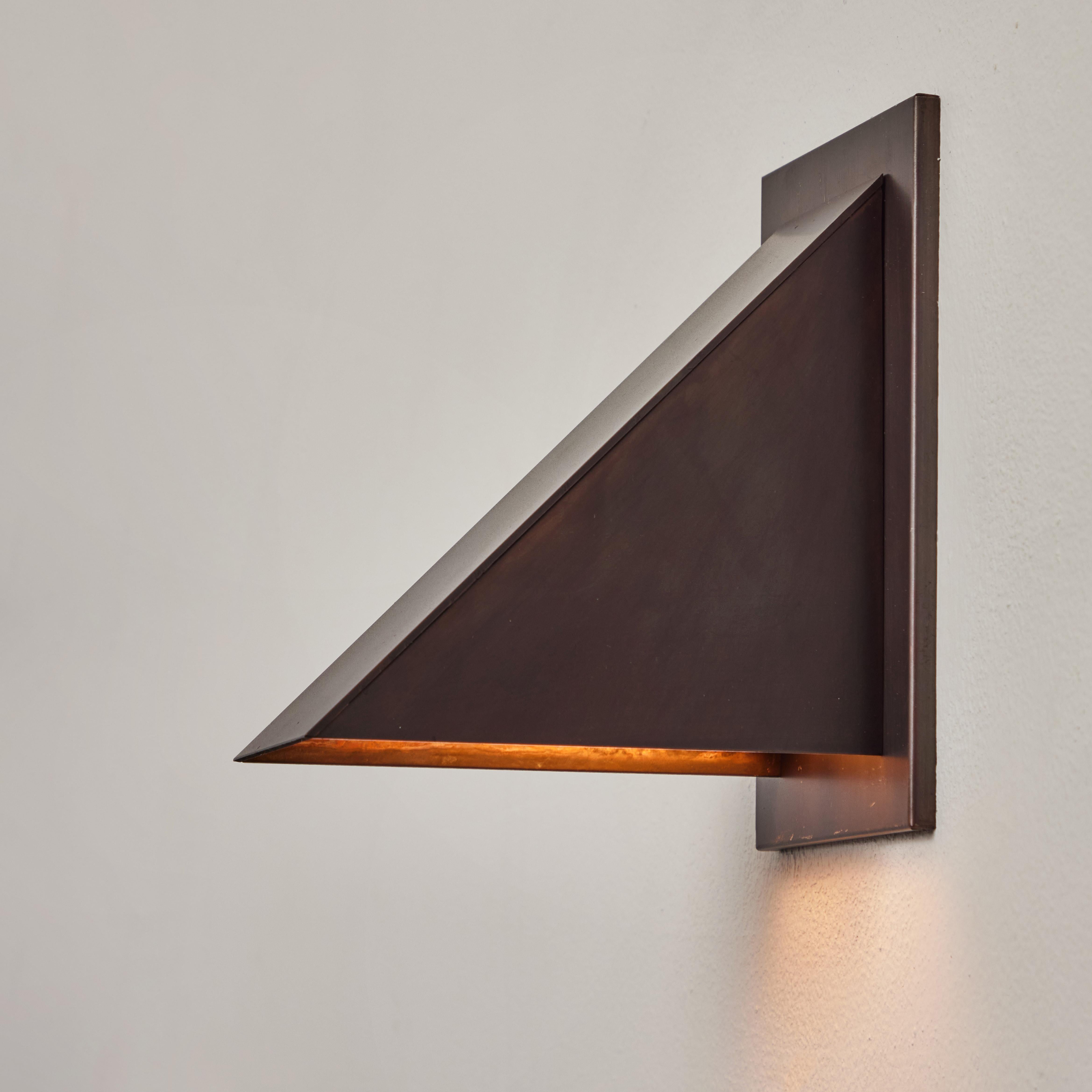 Jonas Bohlin 'Oxid' Dark Brown Patinated Outdoor Wall Light for Örsjö In New Condition For Sale In Glendale, CA