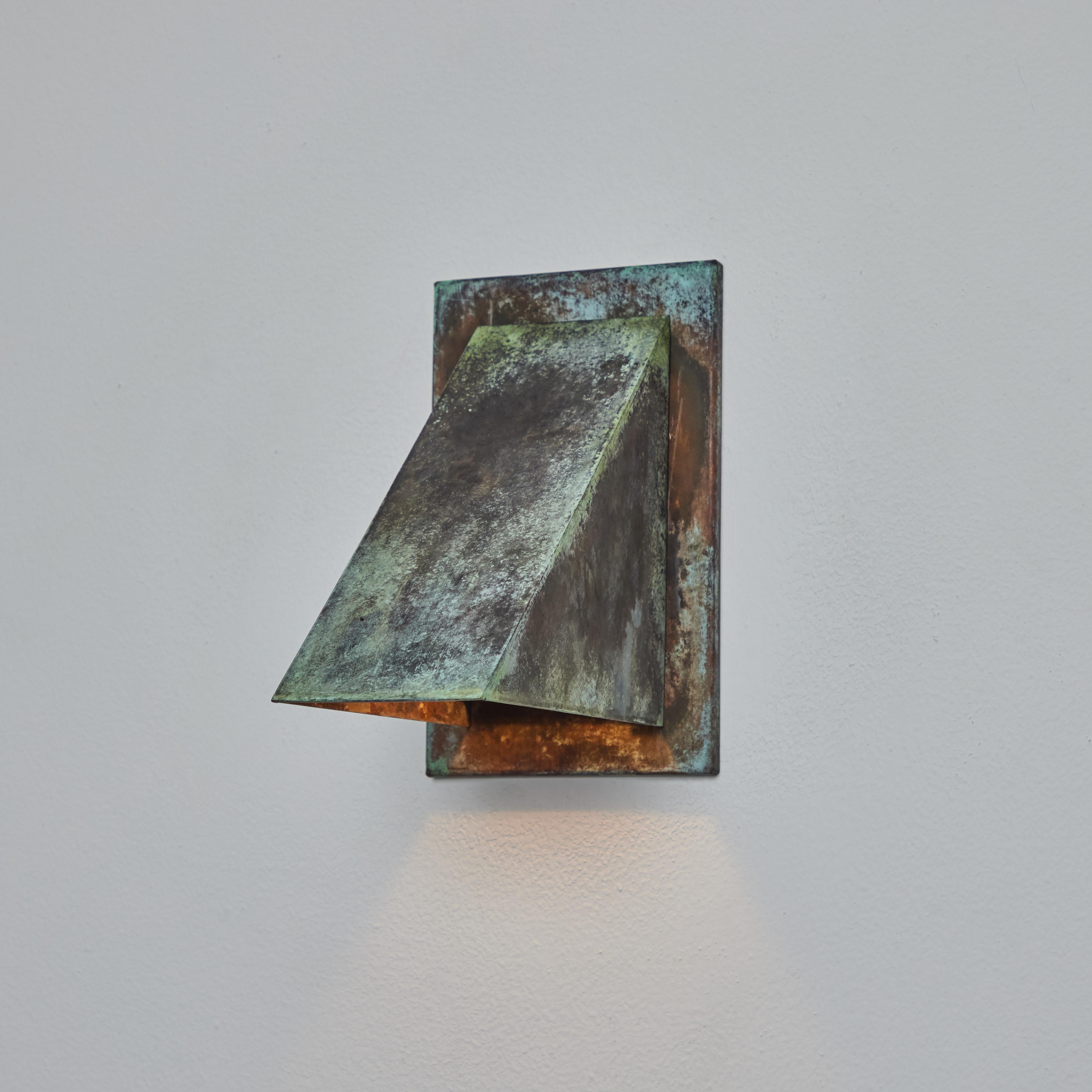 Jonas Bohlin 'Oxid' Darkly Patinated Outdoor Wall Light for Örsjö In New Condition For Sale In Glendale, CA