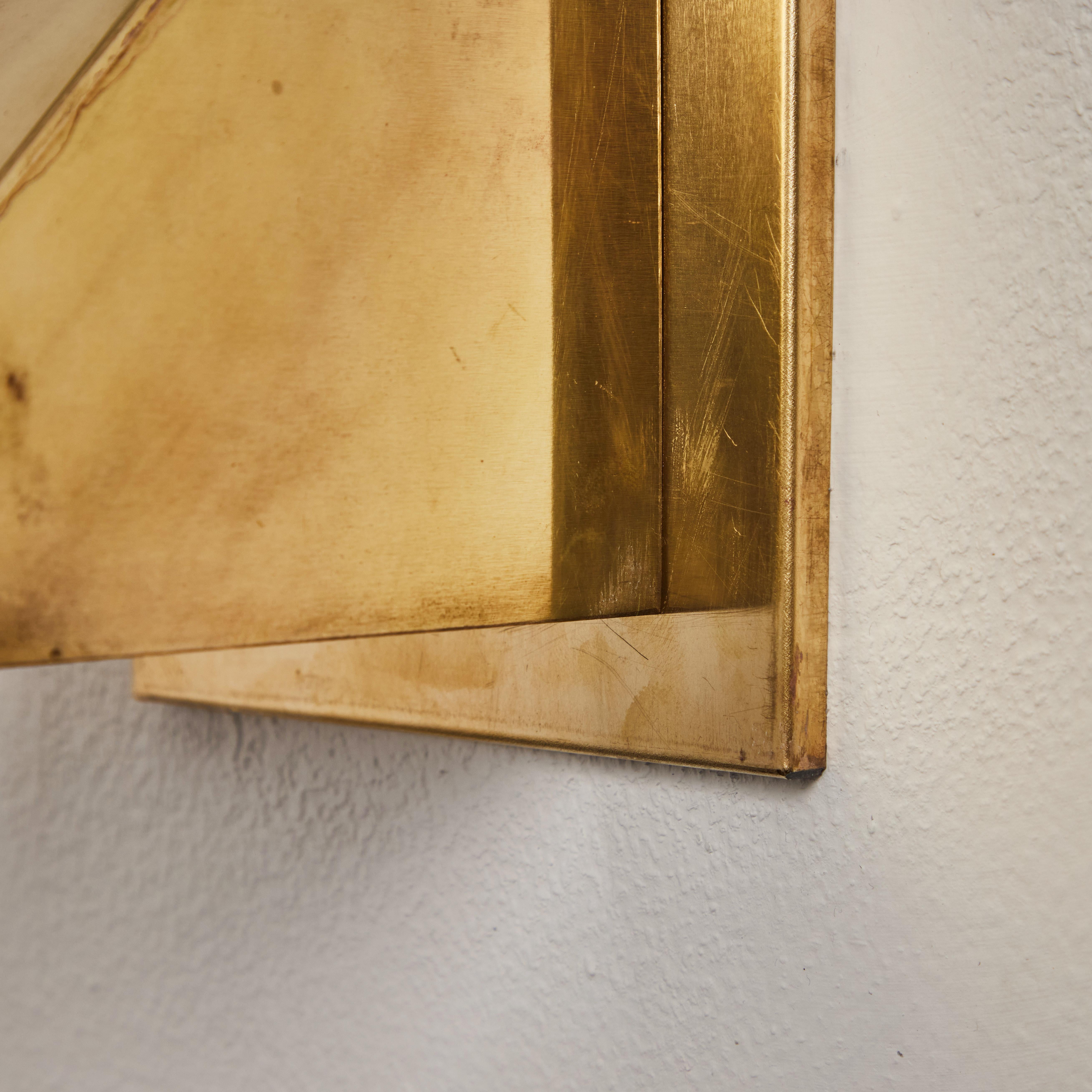 Jonas Bohlin 'Oxid' Raw Brass Outdoor Wall Light for Örsjö For Sale 6