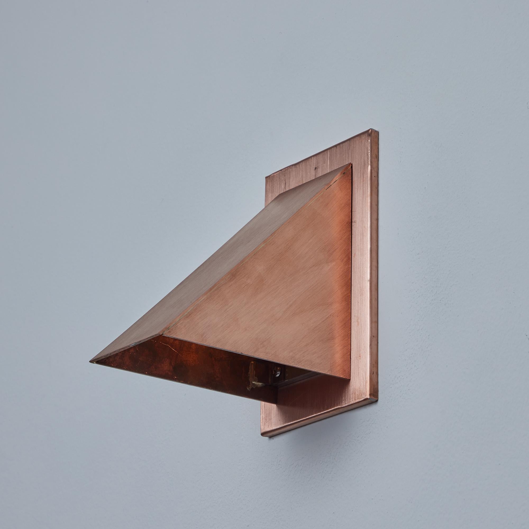 Jonas Bohlin 'Oxid' Raw Copper Outdoor Wall Light for Örsjö For Sale 1
