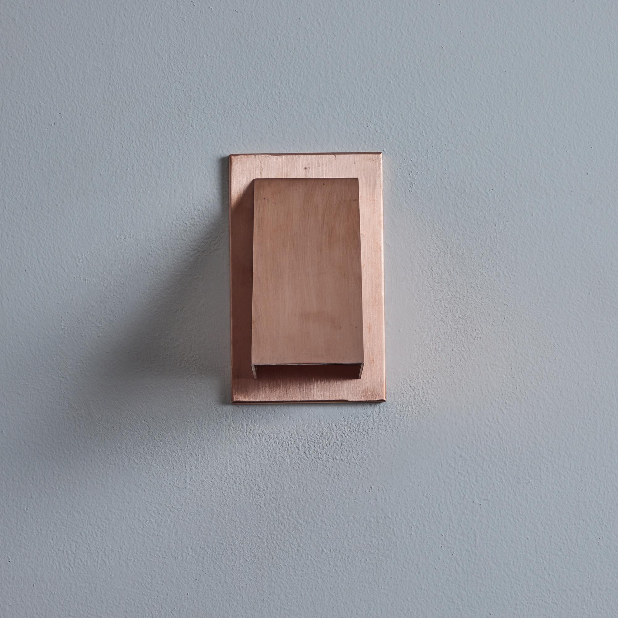 Jonas Bohlin 'Oxid' Raw Copper Outdoor Wall Light for Örsjö For Sale 3