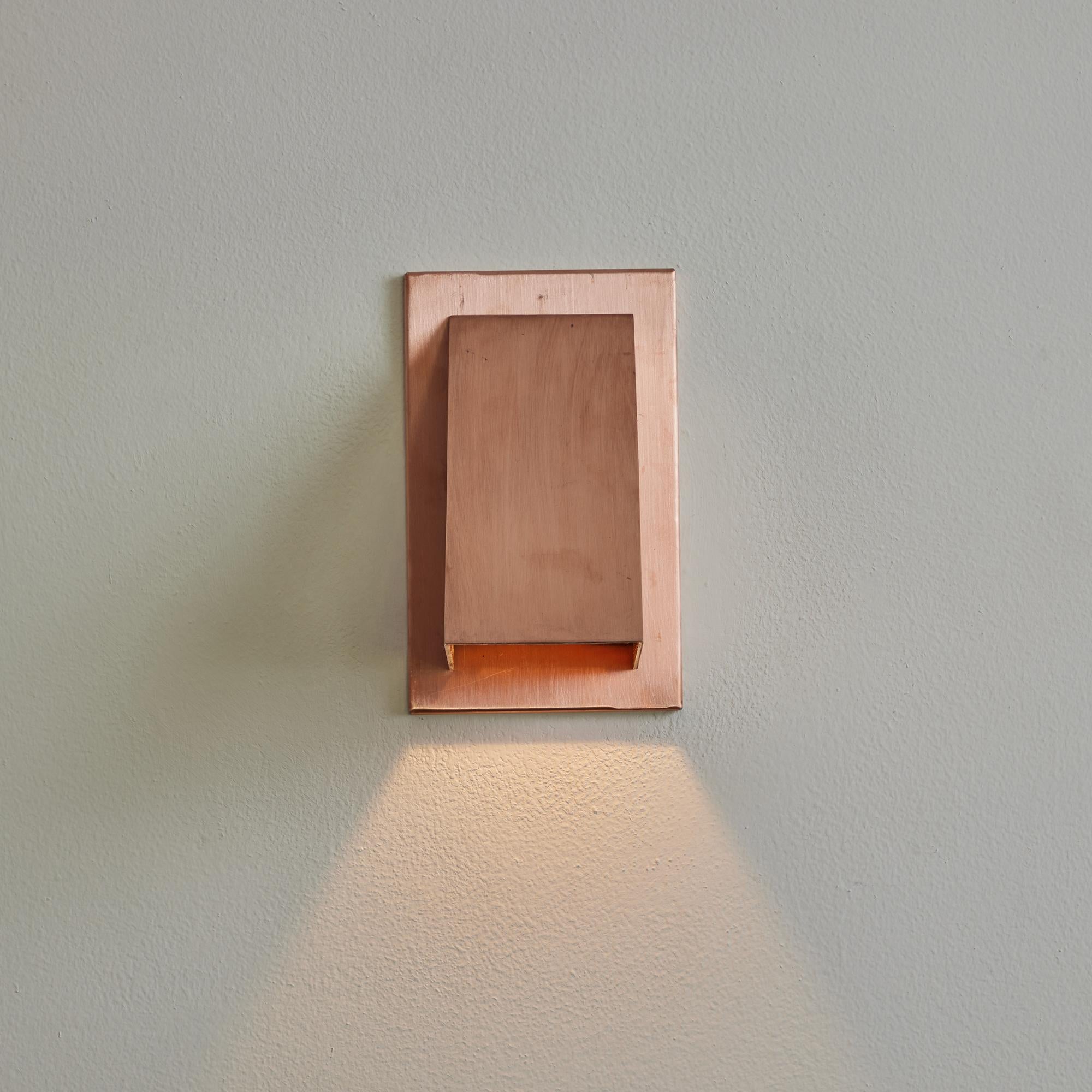 Jonas Bohlin 'Oxid' Raw Copper Outdoor Wall Light for Örsjö For Sale 4