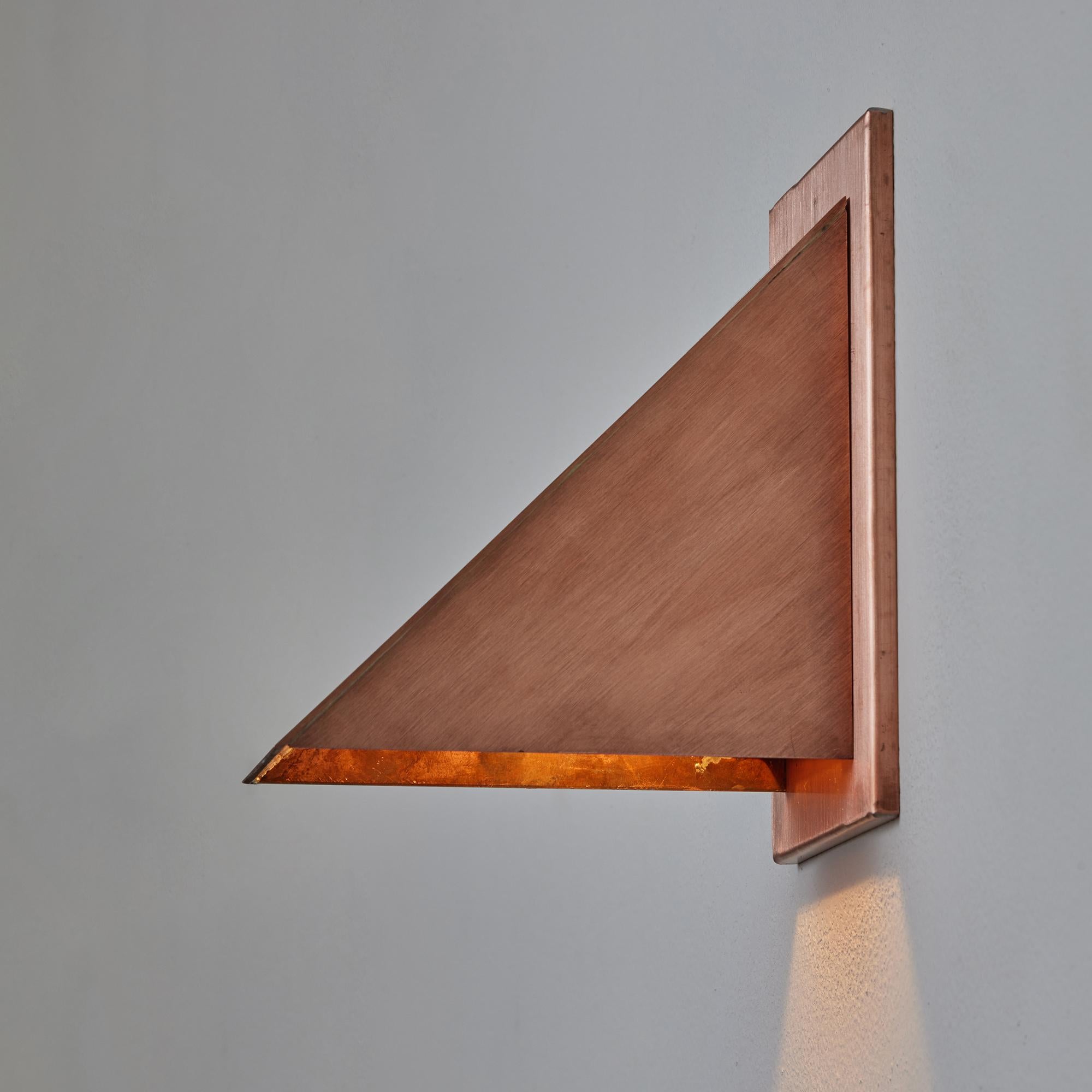 Contemporary Jonas Bohlin 'Oxid' Raw Copper Outdoor Wall Light for Örsjö For Sale