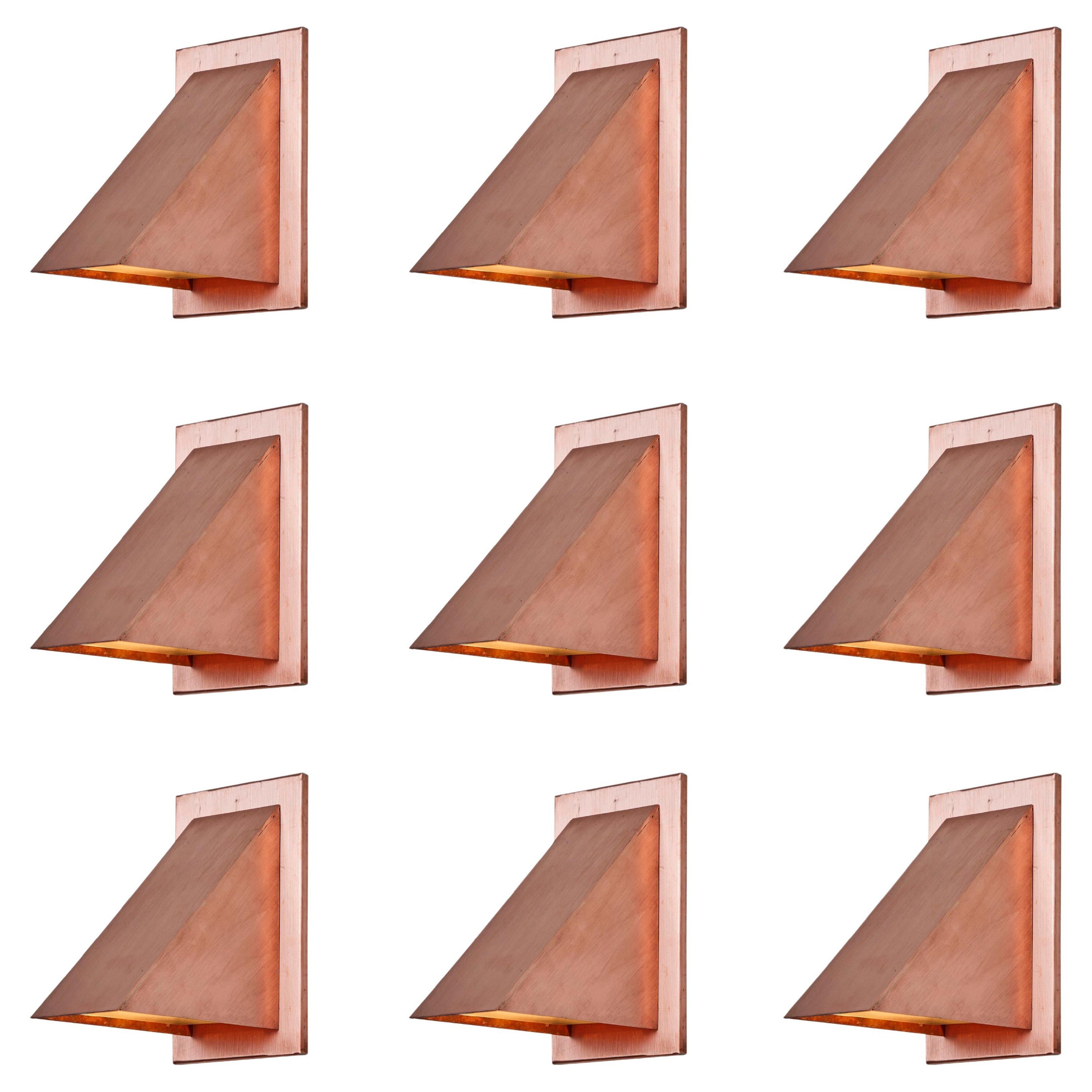 Jonas Bohlin Aplique de pared de exterior de cobre bruto "Oxid" para Örsjö en venta