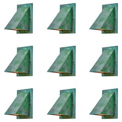 Jonas Bohlin 'Oxid' Applique d'extérieur patinée vert-de-gris pour Jona