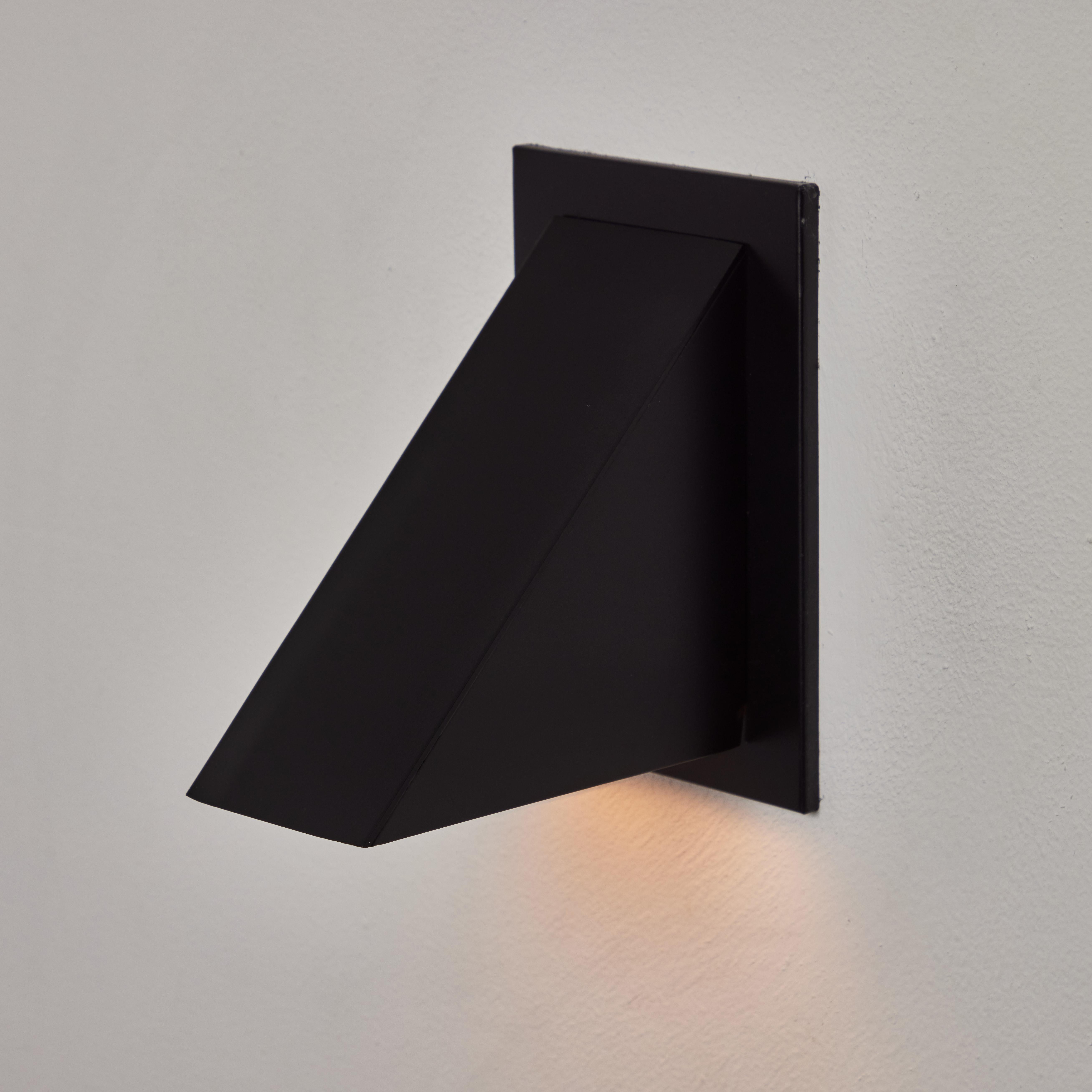 Swedish Jonas Bohlin 'Oxid' Wall Light for Örsjö in Black For Sale