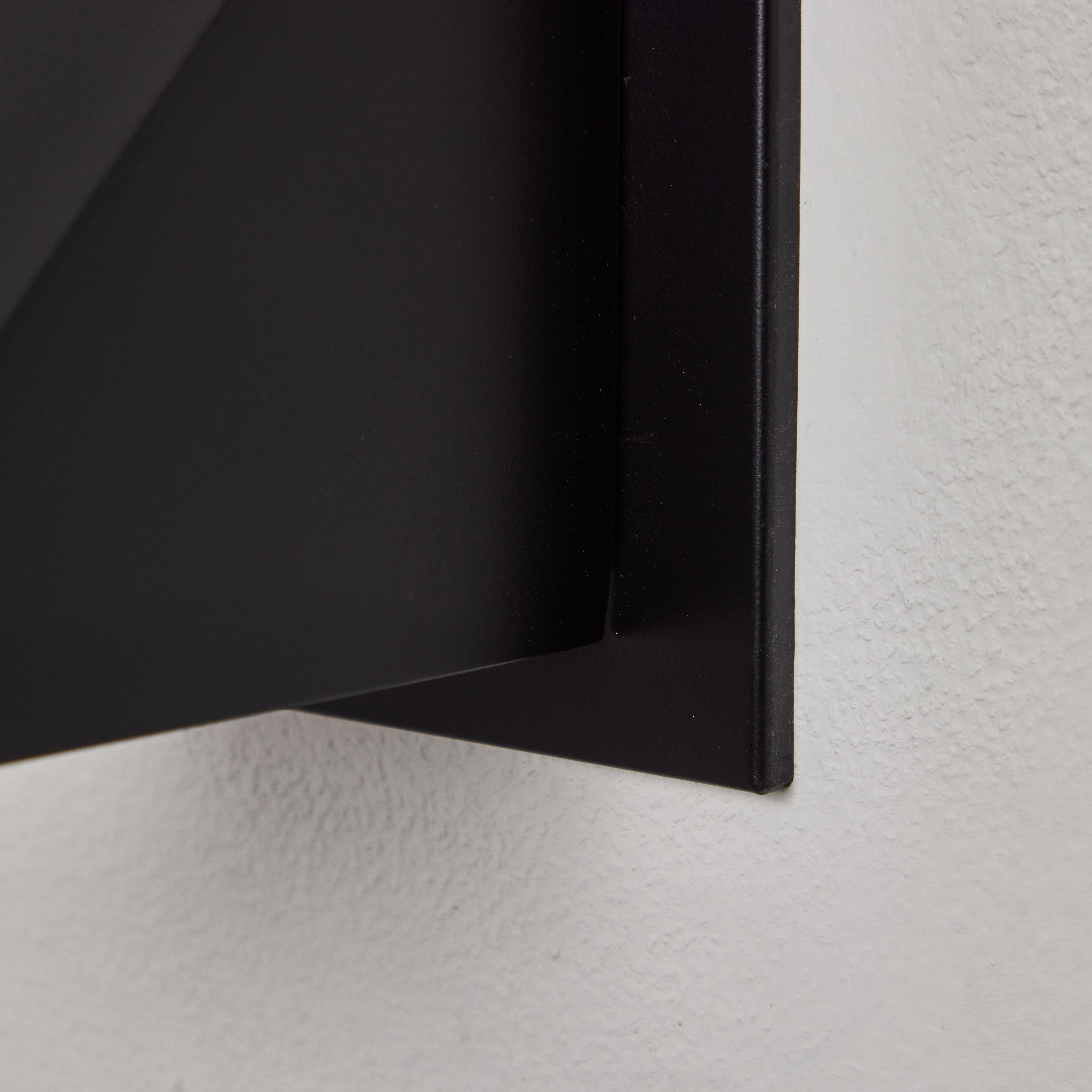 Metal Jonas Bohlin 'Oxid' Wall Light for Örsjö in Black For Sale