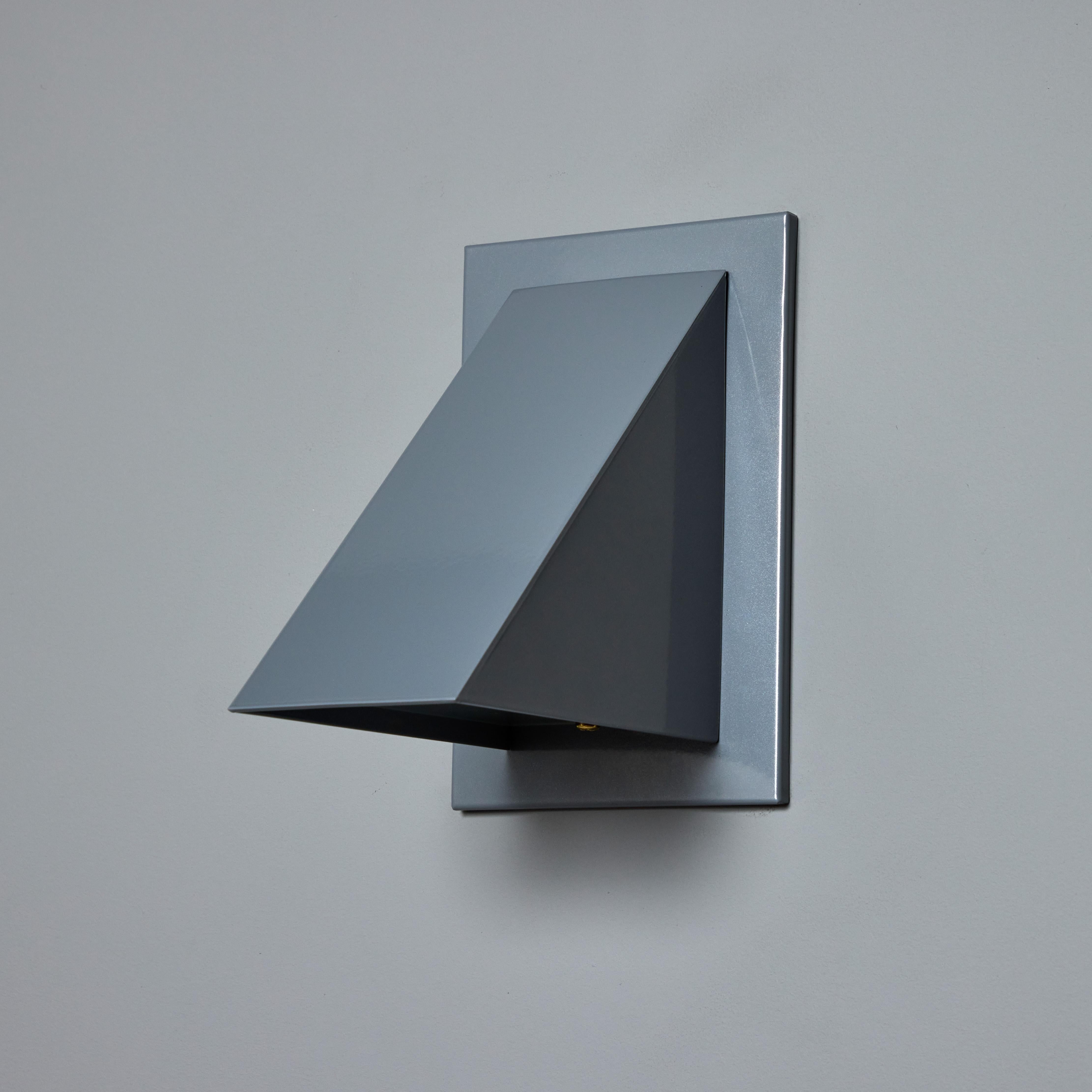 Scandinavo moderno Lampada da parete 'Oxid' di Jonas Bohlin per Örsjö in argento verniciato in vendita