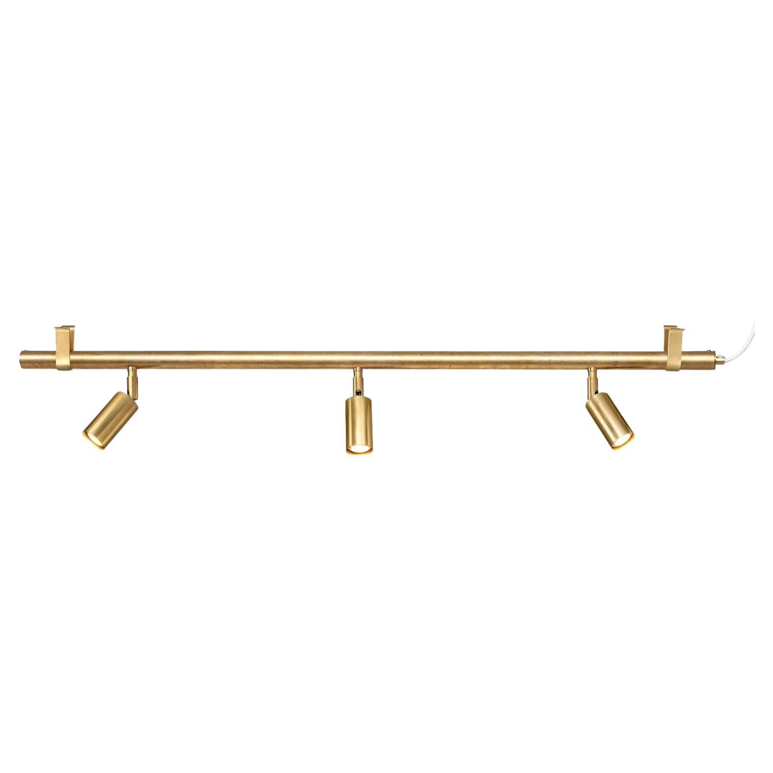Jonas Bohlin 'Starlight 6' Brass Ceiling Light for Örsjö For Sale 4