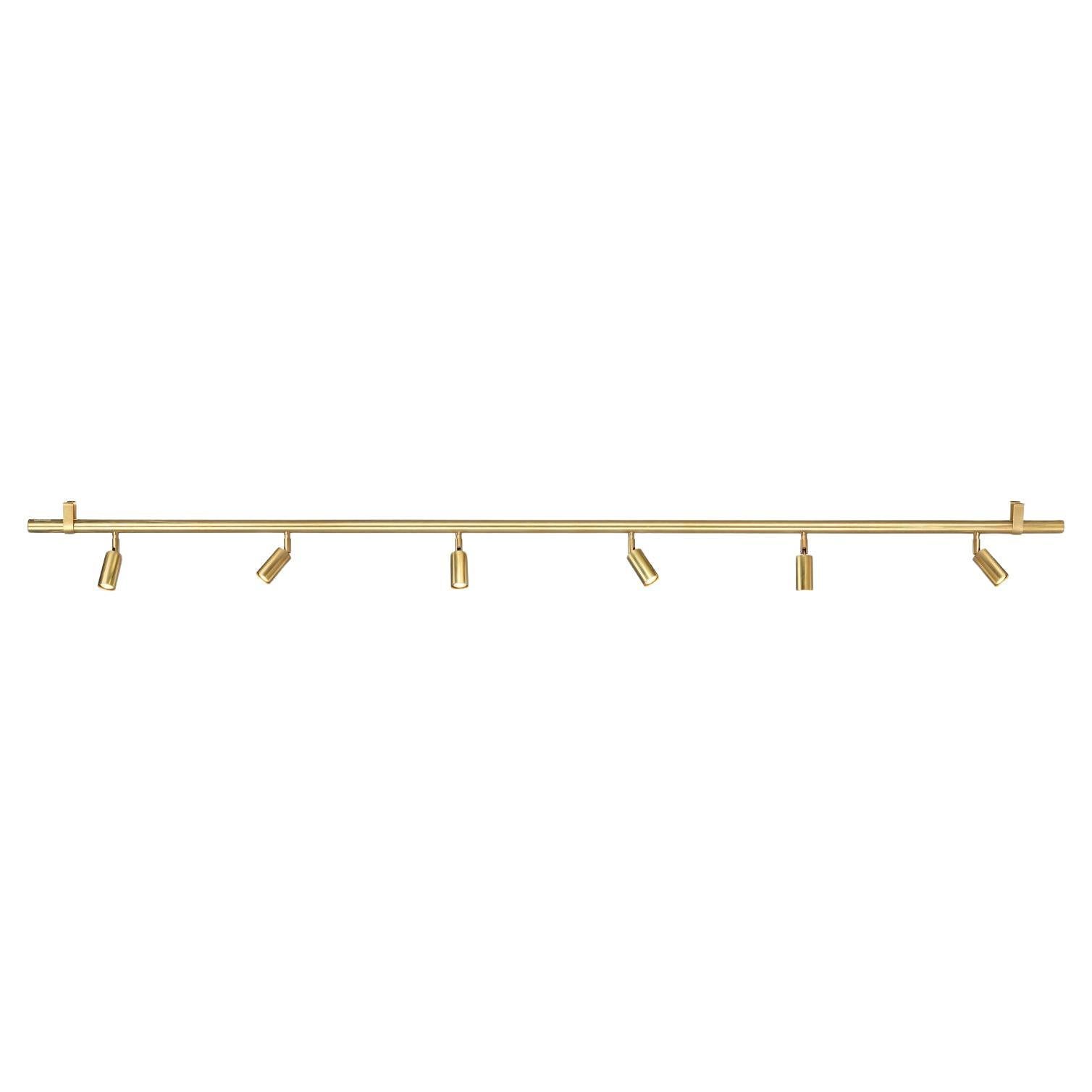 Jonas Bohlin 'Starlight 6' Brass Ceiling Light for Örsjö For Sale