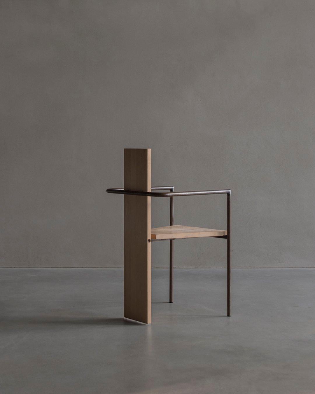 20th Century Jonas Bohlin, Wooden Concrete Chair, natural, Produced by Källemo For Sale