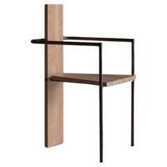 Jonas Bohlin, Holz-Beton-Stuhl, natur, hergestellt von Källemo